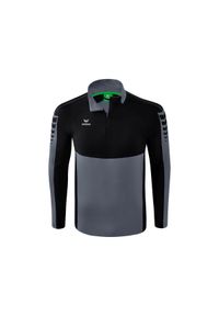 ERIMA - Bluza treningowa Erima Six Wings. Kolor: szary, czarny, wielokolorowy. Materiał: materiał #1