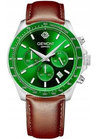 Zegarek Giewont Zegarek Męski Chronograph Sapphire Brązowo Zielony GW3520-A6. Kolor: wielokolorowy, brązowy, zielony #1