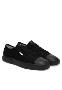 Calvin Klein Trampki Vulc Laceup Cv HM0HM02121 Czarny. Kolor: czarny. Materiał: materiał #6