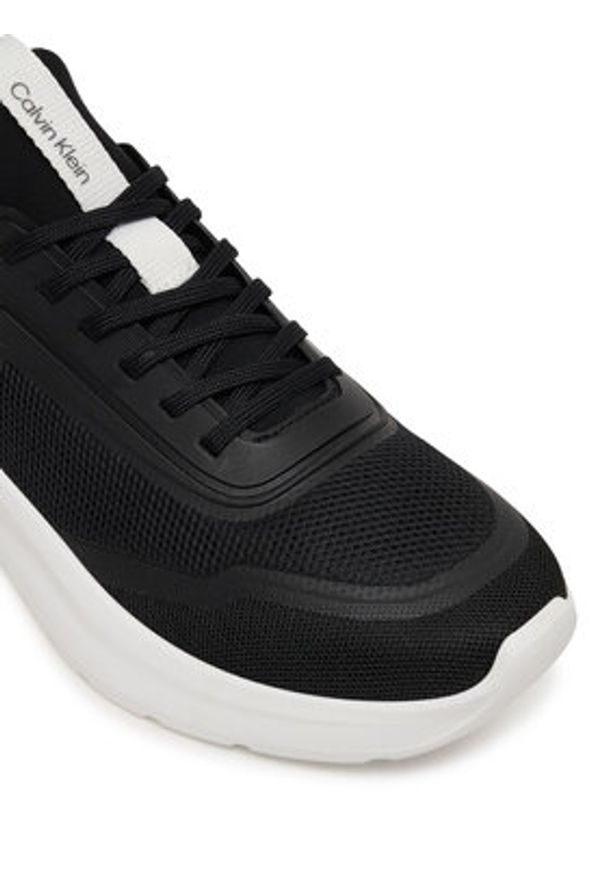 Calvin Klein Sneakersy Light Eva Run Sock Mesh Lycra HW0HW03023 Beżowy. Kolor: beżowy. Materiał: materiał. Sport: bieganie