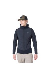 Bluza Rossignol męska Classique Hybrid Clim czarna. Kolor: czarny