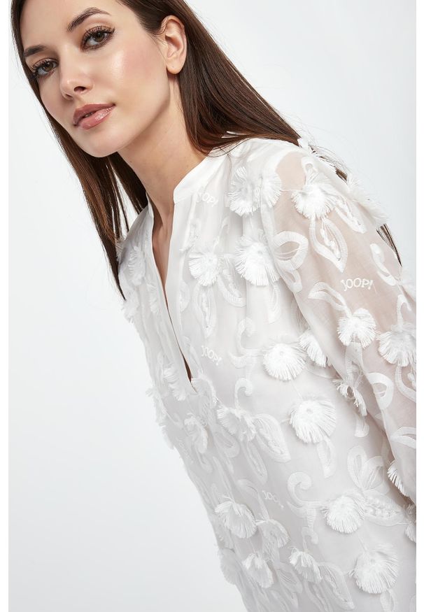 Sukienka haftowana Delina JOOP!. Wzór: haft