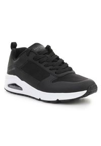 skechers - Buty do chodzenia męskie Skechers Uno Sol. Zapięcie: sznurówki. Kolor: czarny. Materiał: guma, materiał, tkanina, syntetyk. Szerokość cholewki: normalna. Sport: turystyka piesza
