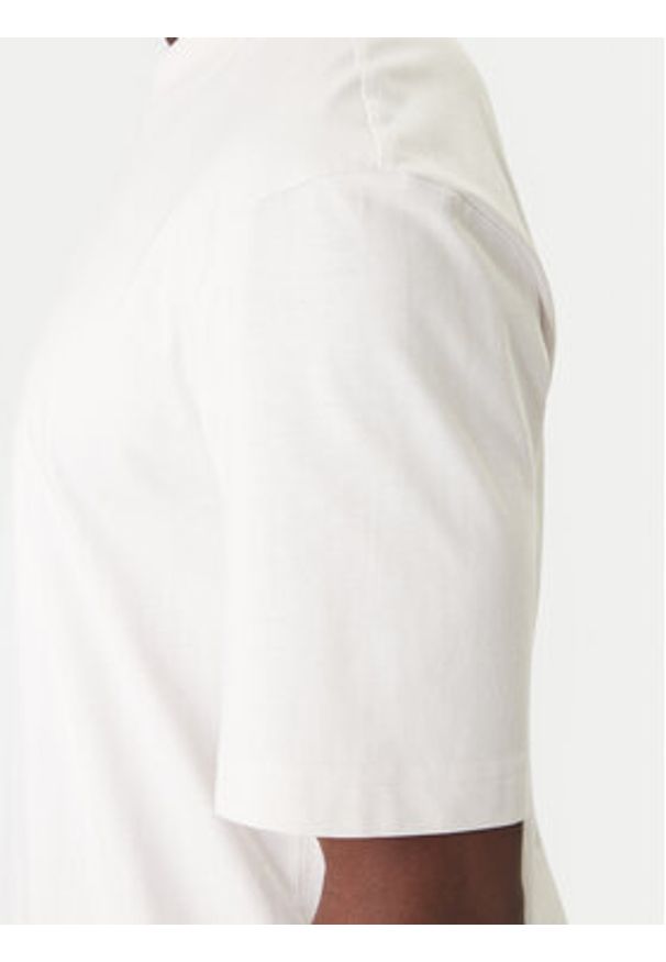 Hugo - HUGO T-Shirt Nieros 50509991 Biały Regular Fit. Kolor: biały. Materiał: bawełna