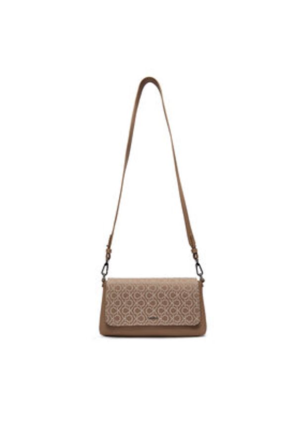 Calvin Klein Torebka Ck Must Shoulder Bag K60K612646 Brązowy. Kolor: brązowy