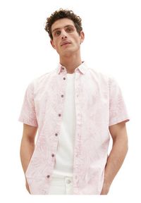Tom Tailor Koszula 1036222 Różowy Regular Fit. Kolor: różowy. Materiał: bawełna