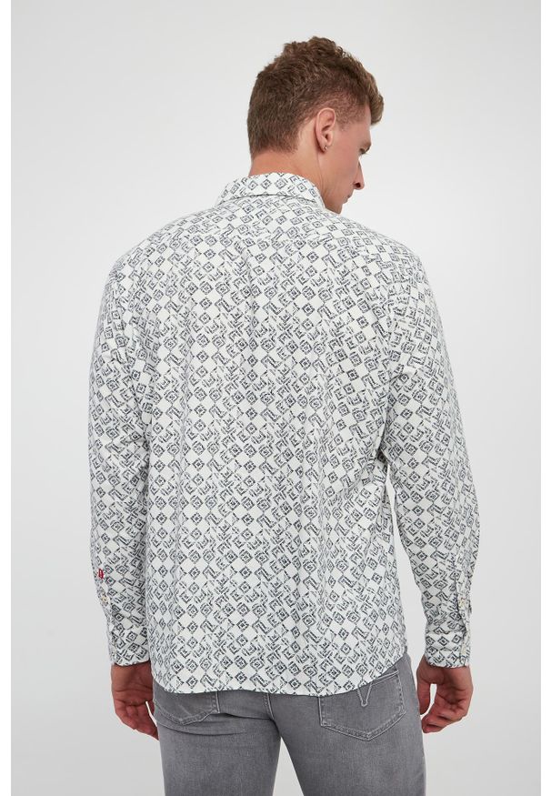 JOOP! Jeans - Koszula męska z wzorem Hanson3-W JOOP! JEANS