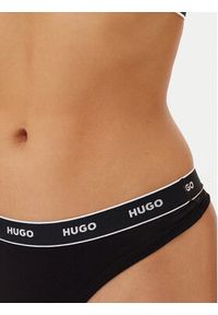 Hugo - HUGO Komplet 3 par stringów 50480150 Kolorowy. Materiał: bawełna. Wzór: kolorowy #7