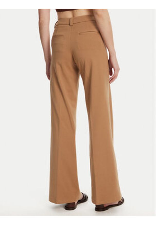 Silvian Heach Spodnie materiałowe Liovica GPP25421PA Beżowy Wide Leg. Kolor: beżowy. Materiał: bawełna