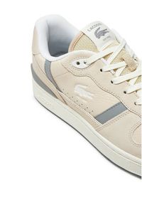 Lacoste Sneakersy T-Clip 748SMA0032 Beżowy. Kolor: beżowy. Materiał: skóra #3