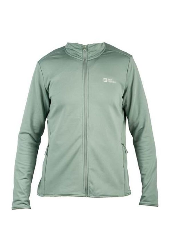 Bluza sportowa damska Jack Wolfskin Pack And Go. Kolor: zielony, wielokolorowy. Sport: turystyka piesza
