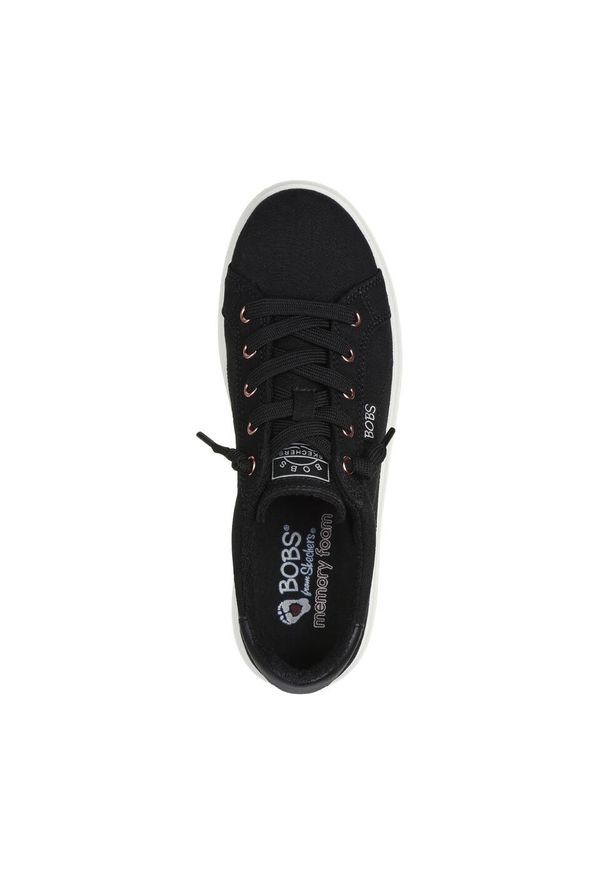 skechers - Buty Skechers Bobs D'Vine, Kobiety. Okazja: na co dzień. Kolor: czarny. Materiał: materiał