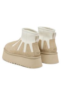 Ugg Śniegowce W Classic Mini Dipper Sunwave 1167591 Beżowy. Kolor: beżowy. Materiał: zamsz, skóra #6
