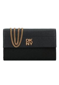 DKNY Torebka R445FI72 Czarny. Kolor: czarny. Materiał: skórzane