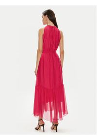 Haveone Sukienka letnia AFF-L008 Różowy Regular Fit. Kolor: różowy. Materiał: jedwab. Sezon: lato #5