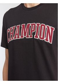 Champion T-Shirt Bookstore Logo 217882 Czarny Regular Fit. Kolor: czarny. Materiał: bawełna
