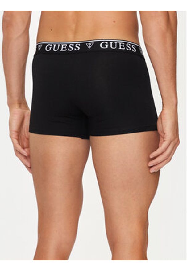 Guess Bokserki U4YF00 KCD31 Czarny. Kolor: czarny. Materiał: bawełna