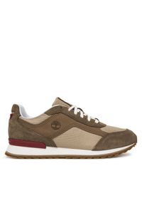 Timberland Sneakersy Scout Heights Low lace TB0A419GAGD1 Beżowy. Kolor: beżowy. Materiał: materiał #1