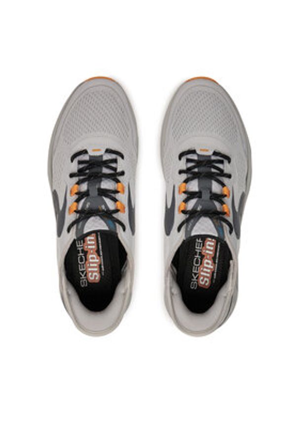 skechers - Skechers Sneakersy 232921/GYCC Szary. Kolor: szary. Materiał: materiał