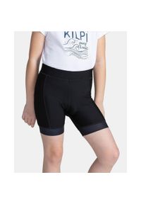 Dziecięce spodenki kolarskie Kilpi PRESSURE-J. Kolor: czarny. Styl: sportowy. Sport: kolarstwo #1