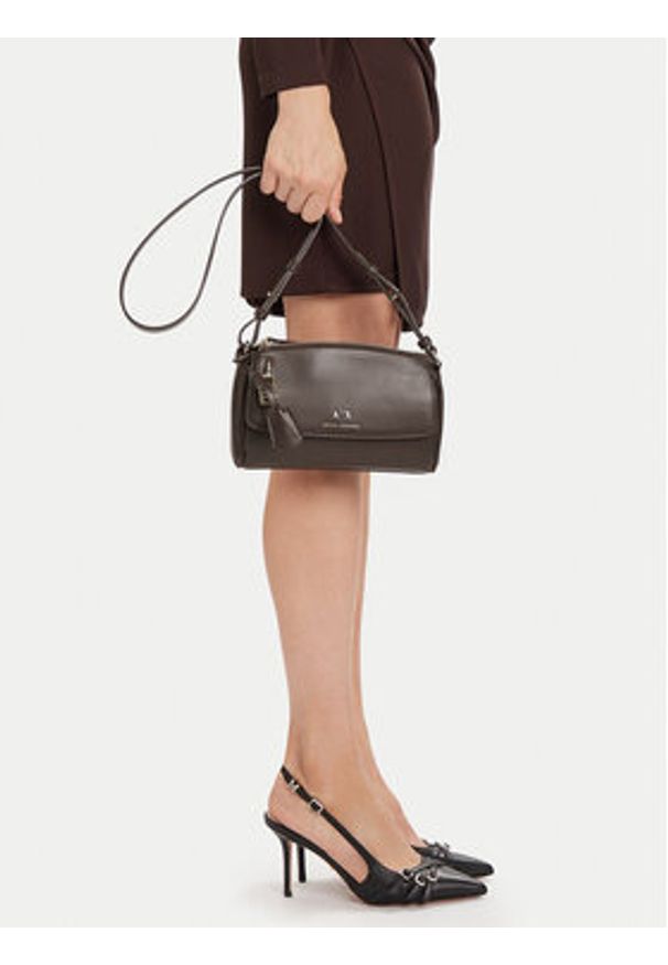 Armani Exchange Torebka XW000304 AF12040 U6304 Brązowy. Kolor: brązowy. Materiał: skórzane