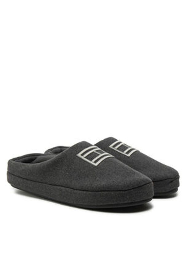 TOMMY HILFIGER - Tommy Hilfiger Kapcie Flag Warm Felt House Shoe FM0FM05227 Granatowy. Kolor: niebieski. Materiał: materiał