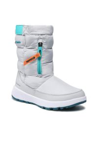 columbia - Śniegowce Columbia Paninaro Omni-Heat Pull On BL0118 Grey Ice/Bright Aqua. Kolor: szary. Materiał: materiał