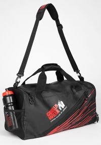 GORILLA WEAR - Ohio Gym Bag - Czarny/Czerwony. Kolor: czerwony. Sport: fitness