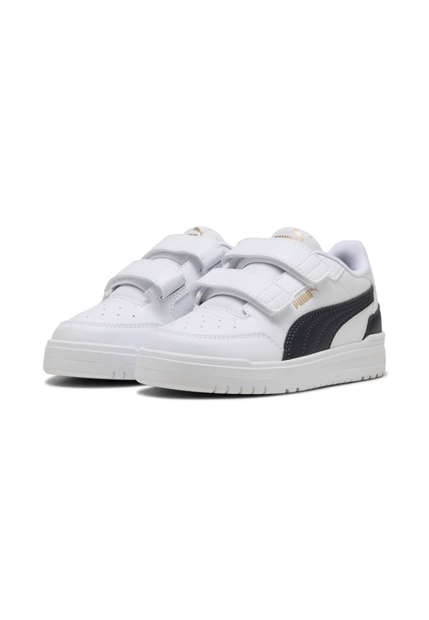 Puma - Dziecięce niskie sneakersy Shuffle Downtown PUMA. Okazja: na uczelnię. Kolor: czerwony, niebieski, wielokolorowy, biały. Sport: joga i pilates