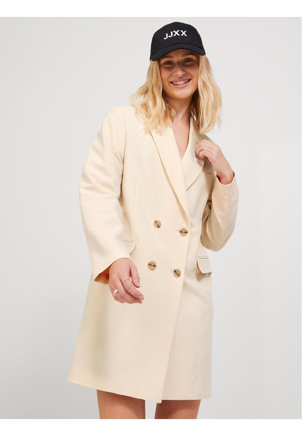 JJXX Sukienka codzienna Mary 12224846 Écru Regular Fit. Okazja: na co dzień. Kolor: beżowy. Materiał: syntetyk. Typ sukienki: proste. Styl: casual