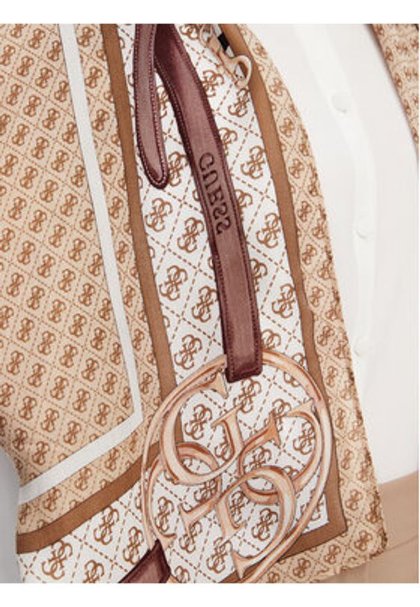 Guess Chusta AW5302 SIL03 Beżowy. Kolor: beżowy. Materiał: poliester, materiał