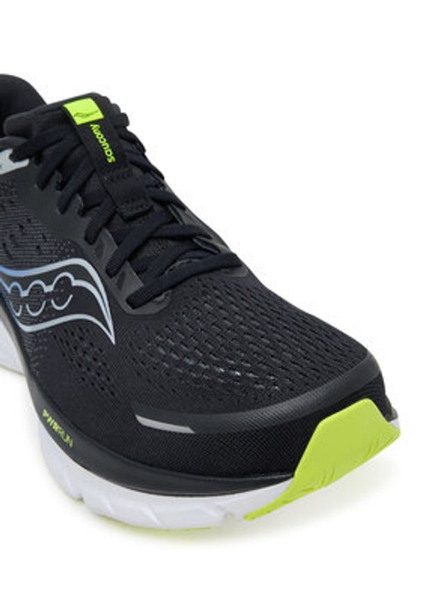 Saucony Buty do biegania Guide 18 S20998 Czarny. Kolor: czarny. Materiał: materiał