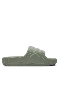 Adidas - adidas Klapki adilette 22 Slides IG8264 Khaki. Kolor: brązowy #1