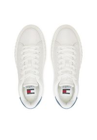 Tommy Jeans Sneakersy Tjw Fancy Leather Cupsole EN0EN02575 Écru. Materiał: skóra #5