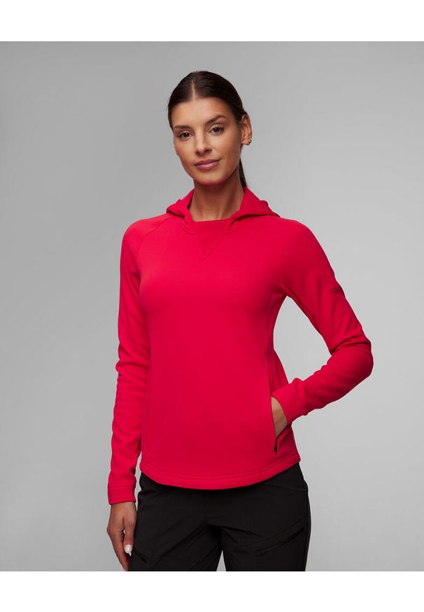 Bluza damska Dolomite Latemar Fleece. Kolor: czerwony
