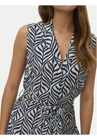 Vero Moda Sukienka koszulowa Josie 10341594 Granatowy Regular Fit. Kolor: niebieski. Materiał: wiskoza. Typ sukienki: koszulowe #3