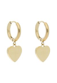 Guess Kolczyki Huggie Me JUBE03 145JW Żółte złoto. Materiał: złote. Kolor: żółty, złoty, wielokolorowy #3