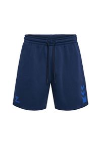 Męska szorty fitness oddychające Hummel Hmlactive Deep Petrol Blue. Kolor: zielony, niebieski, wielokolorowy. Sport: fitness