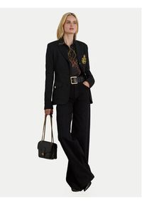 Lauren Ralph Lauren - LAUREN RALPH LAUREN Marynarka 200980022001 Czarny Slim Fit. Kolor: czarny. Materiał: bawełna #6