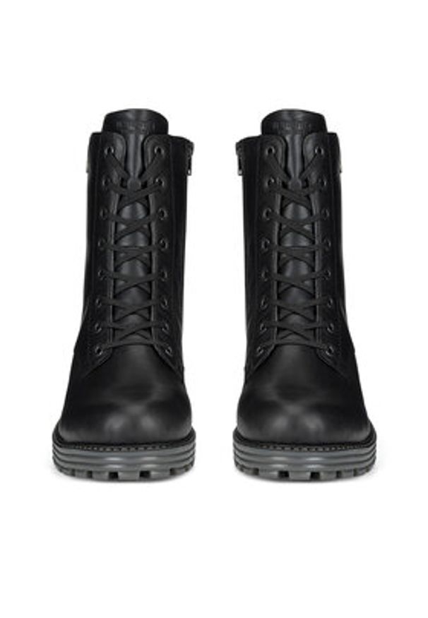 Remonte Trzewiki D0W71-01 Czarny. Kolor: czarny. Materiał: skóra