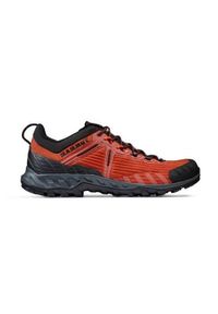 Buty trekkingowe męskie Mammut Alnasca Knit Iii Low Gtx. Zapięcie: sznurówki. Kolor: pomarańczowy. Materiał: materiał, syntetyk, tkanina. Szerokość cholewki: normalna