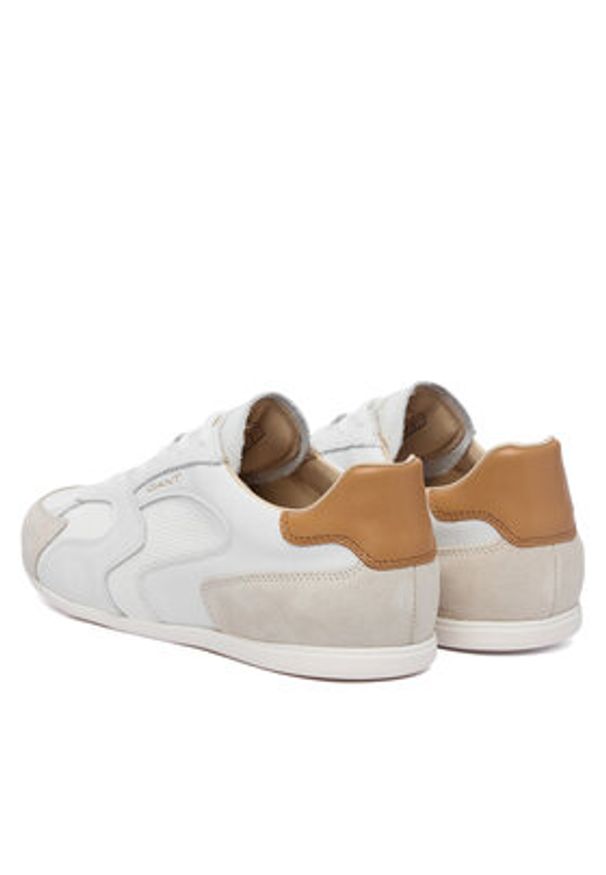 GANT - Gant Sneakersy 32533274 Biały. Kolor: biały. Materiał: skóra, zamsz