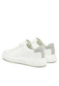 Calvin Klein Sneakersy Cupsole Lace Up - Suede Bt HW0HW02404 Biały. Kolor: biały. Materiał: skóra #6