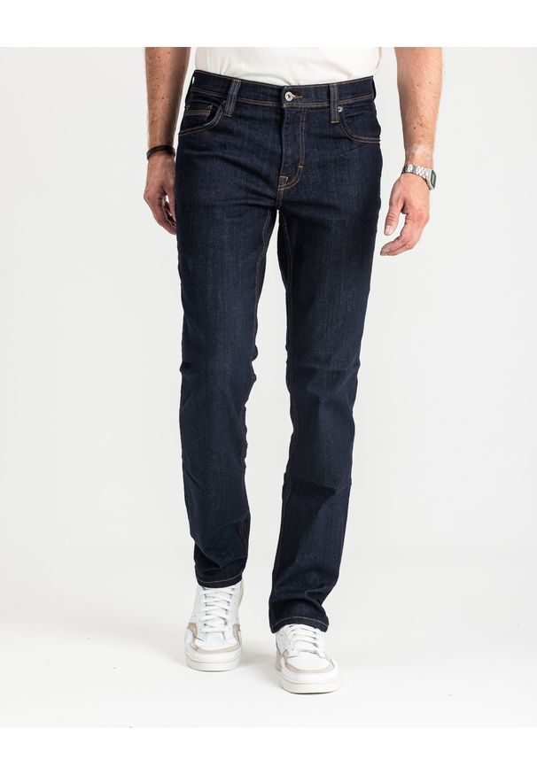 Mustang - MUSTANG WASHINGTON STRAIGHT MĘSKIE SPODNIE JEANSOWE JEANSY DŻINSY DENIM BLUE 1015351 5000 940