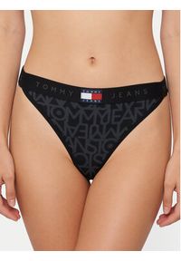 TOMMY HILFIGER - Tommy Hilfiger Dół od bikini UW0UW06587 Czarny. Kolor: czarny. Materiał: syntetyk #2