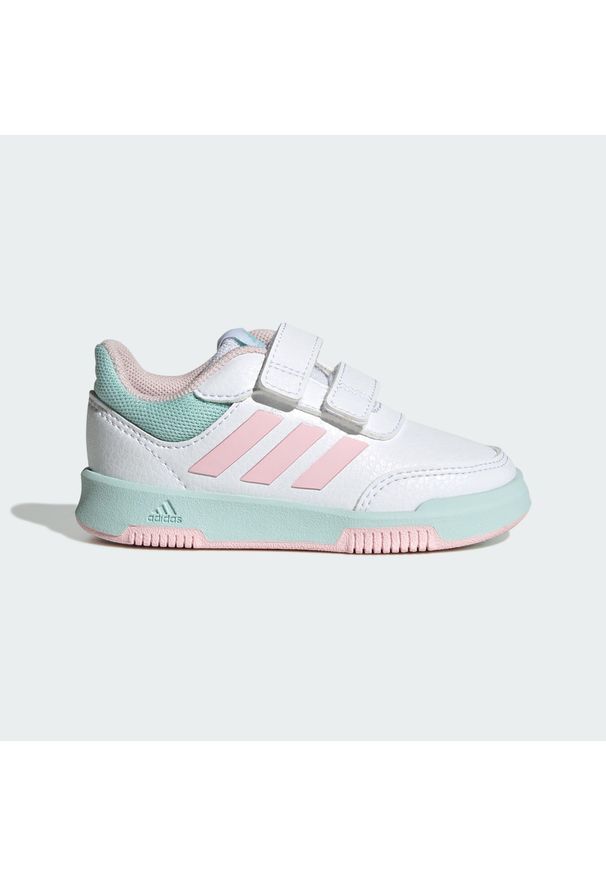 Adidas - Tensaur Hook and Loop Shoes. Okazja: na co dzień. Kolor: różowy, niebieski, wielokolorowy, biały. Materiał: materiał. Sport: turystyka piesza