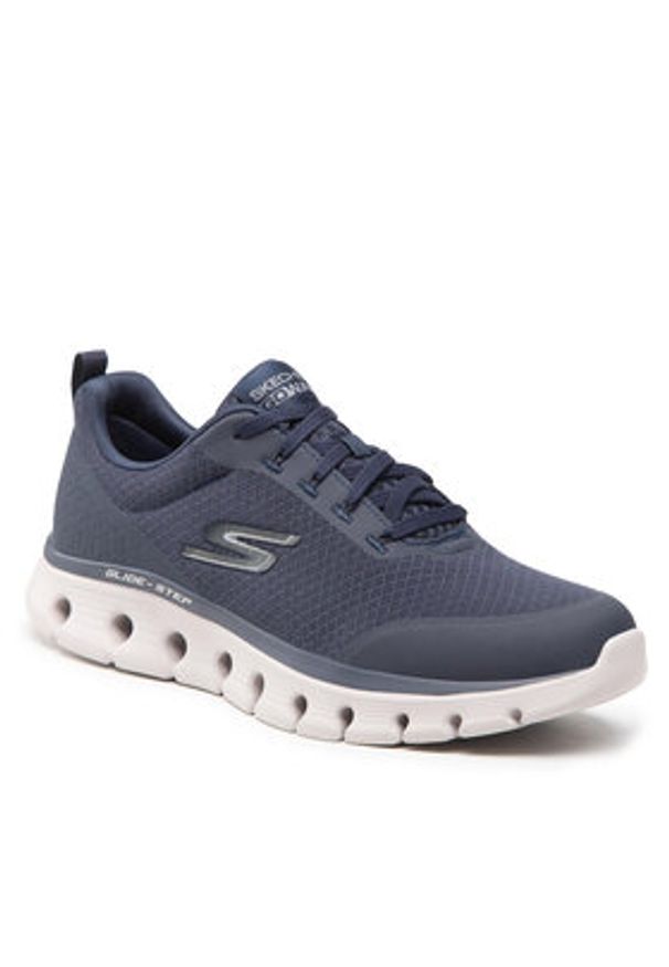 skechers - Skechers Sneakersy Go Walk Glide-Step Flex-Ryder 216225/NVY Granatowy. Kolor: niebieski. Materiał: materiał