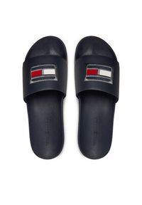 TOMMY HILFIGER - Tommy Hilfiger Klapki FM0FM05232 Granatowy. Kolor: niebieski #2