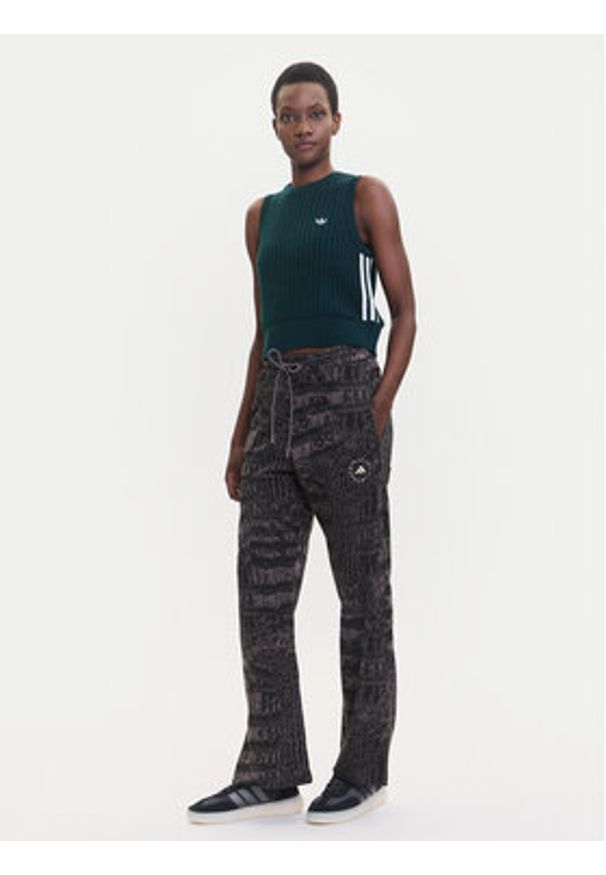 Adidas by Stella McCartney - adidas by Stella McCartney Spodnie dresowe JN2216 Czarny Regular Fit. Kolor: czarny. Materiał: bawełna