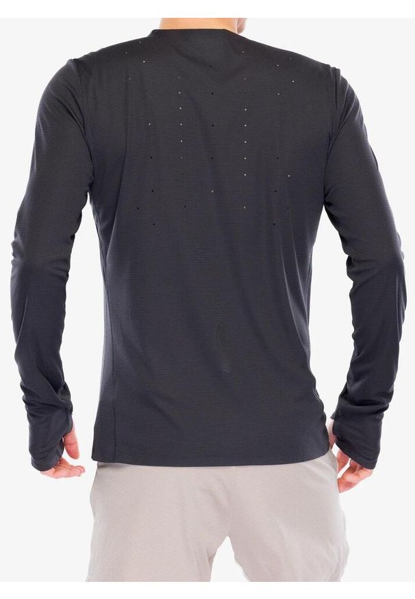 Bluza do biegania męska Inov-8 Airlite Pro Long Sleeve T-Shirt. Kolor: czarny. Długość rękawa: długi rękaw